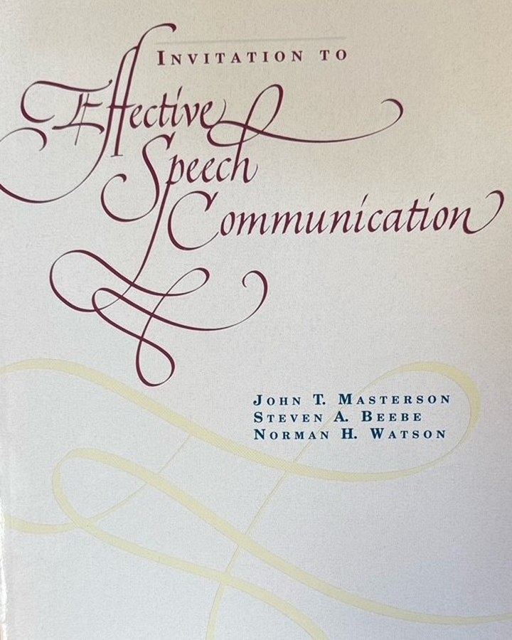Invitation to Effective Speech Communication